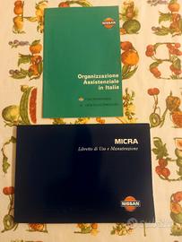 Libretto originale Nissan Micra K11
