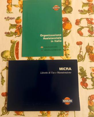 Libretto originale Nissan Micra K11