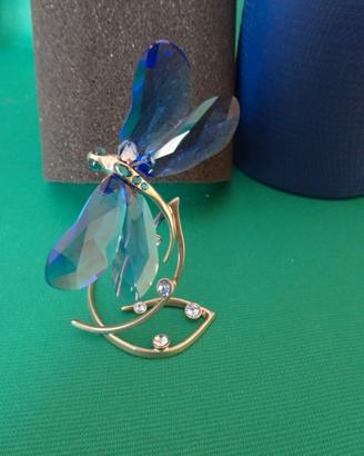 Rarità!! Libellula blu Swarovski