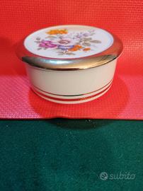 portagioie porcellana decorazione floreale