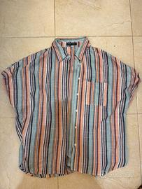 Camicia in lino colorata