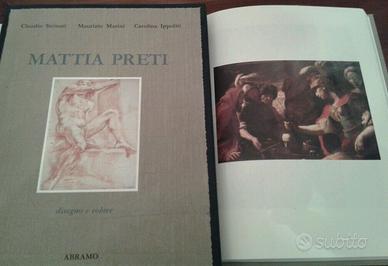 Libri antichi pittura Mattia Preti Disegno eColore