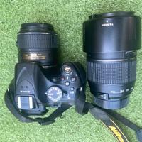 Nikon D5200 + obbiettivi + borsa+ filtri