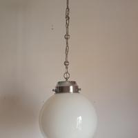 Grande lampada sospensione design anni 70