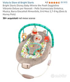 Seggiolino Vibrante Deluxe per Neonati