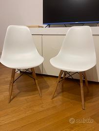 Sedie stile Eames