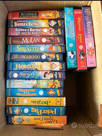 lotto 40 VHS Disney edizioni originali collezione 