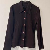 Camicia marrone Vintage Made in Italy.