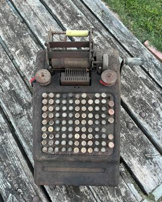 Calcolatrice meccanica d'epoca Aldo Bona anni '30