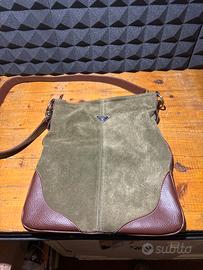 Vecchia borsa scamosciata anni 70