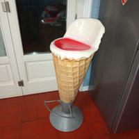 sgabello bimbo cono gelato vintage 