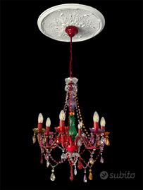 Lampada a sospensione. Multicolore. Nuova