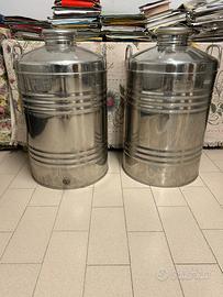 Fusti per l’olio in acciaio Inox da 50 Litri