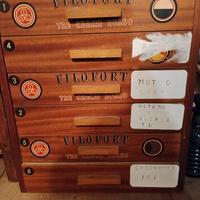 mobiletto da merceria vintage 