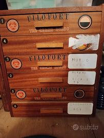 mobiletto da merceria vintage 