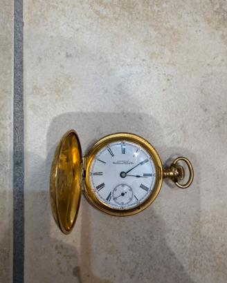 Orologio cipolla placato oro, pezzo da collezione