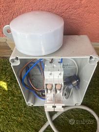 Crepuscolare con porta fusibili