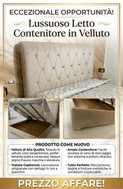 Letto matrimoniale come nuovo 