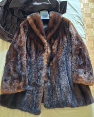 pelliccia vintage marrone