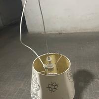 Lampadario in tessuto