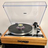 Thorens TD 145, plinto massello d’acacia, perfetto
