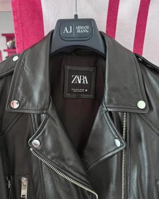 Chiodo vera pelle Zara tg. S