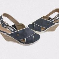 Sandali Yamamay in denim con zeppa