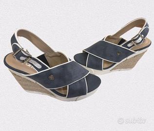 Sandali Yamamay in denim con zeppa