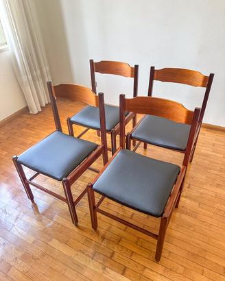 4 Sedie da Pranzo Vintage Modernariato