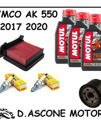 TAGLIANDO AK 550 17-20 MOTUL 7100
