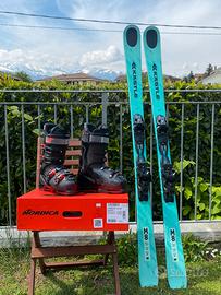 Sci Kastle M8 172cm e scarponi Nordica