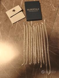 stock collana e bracciali argento  silbertale 