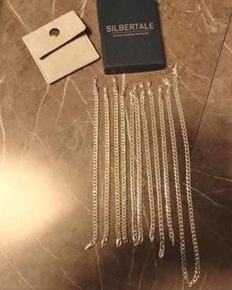 stock collana e bracciali argento  silbertale 