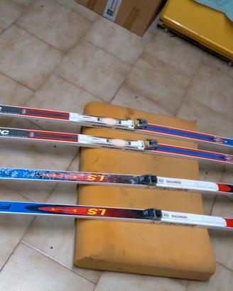 Coppia di sci fischer atomic salomon