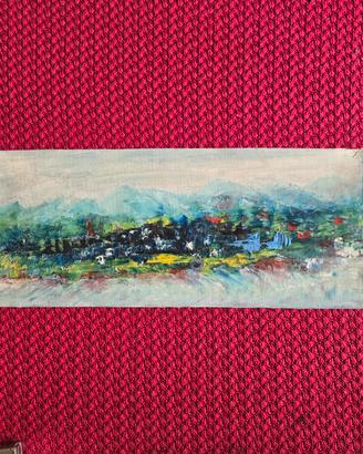 Quadro olio su tela originale - Paesaggio