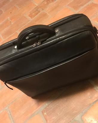 Borsa Filofax in pelle porta computer e documenti