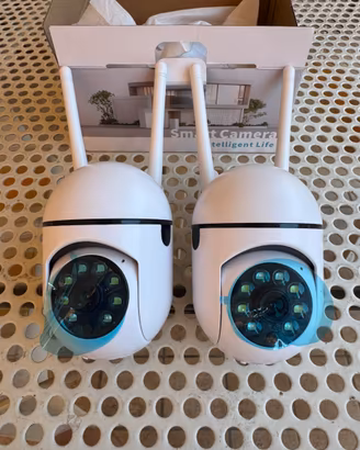 Set 2 telecamere di sicurezza WiFi PTZ
