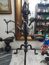 Lampadario e lume antichi