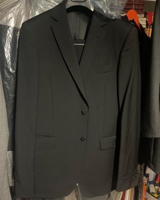 Abito nero uomo con gilet