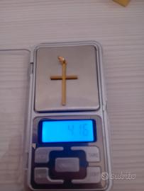 crocifisso in oro 750 4,16g