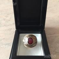 Raro Anello Vintage Oro Massiccio College America