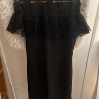 Tubino nero con pizzo