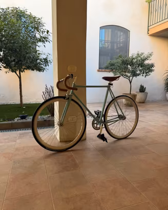 Bici scatto fisso assemblata, telaio taglia 54