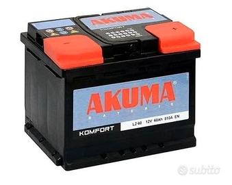 Batteria Auto Akuma = Fiamm 60 Ah 12V 510A En Orig