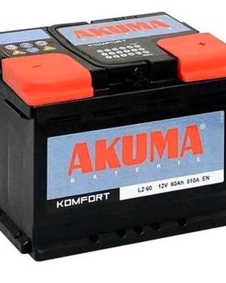 Batteria Auto Akuma = Fiamm 60 Ah 12V 510A En Orig