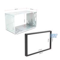 SCATOLA ADATTATRICE UNIVERSALE 2 DIN IN METALLO CO