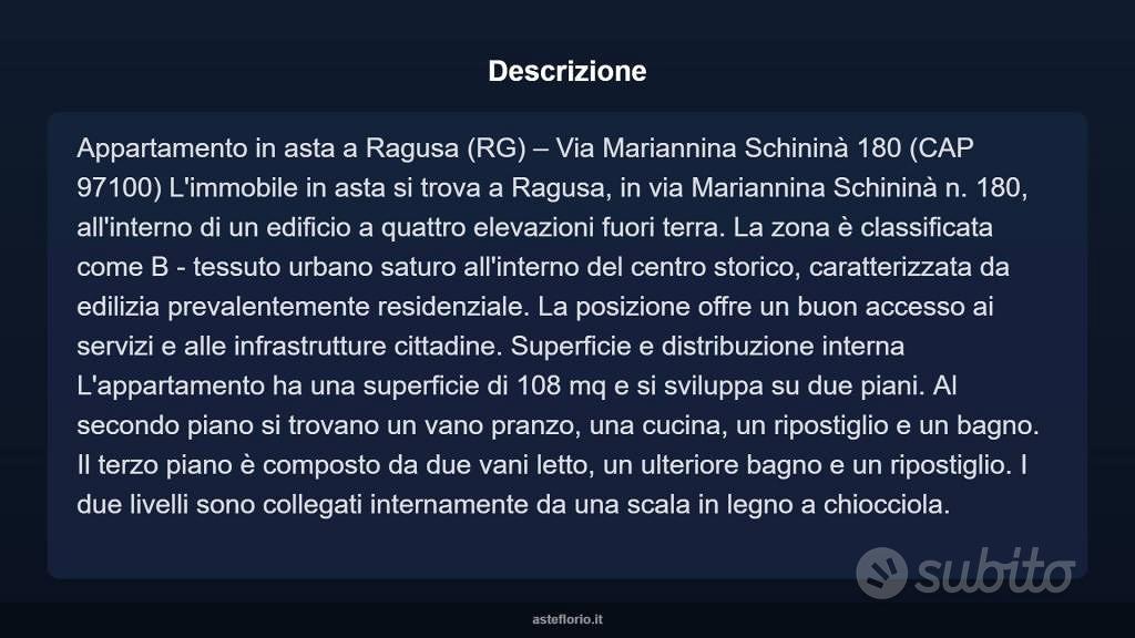 Appartamento – Ragusa, Cappuccini - Vista 3