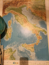 Mappa Italia Fisica IGM