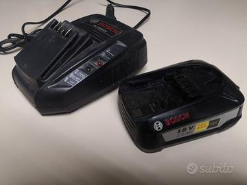 Batteria bosch 18v 2,5h con caricabatteria