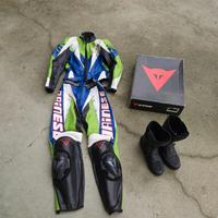 tuta dainese taglia 40 scarponi taglia 38